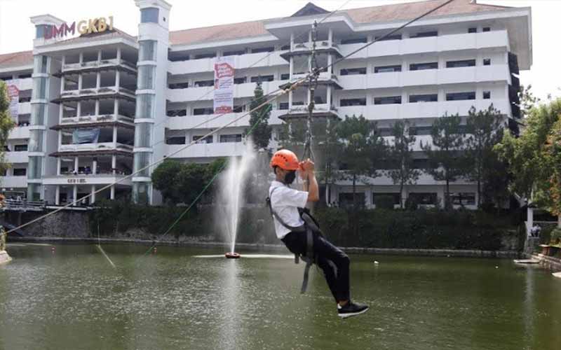 Viral, Video Kampus Universitas Muhammadiyah Punya Flying Fox, Begini Penjelasan UMM