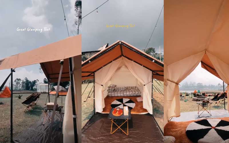 Harga Tiket Glamping Cileunca Pangalengan, Tempat Liburan Keluarga Wisata Glamping di Bandung
